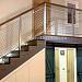 Лестница Комбинированная Одномаршевая, дизайн - "Тартан"