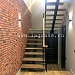 Лестница Комбинированная Маршевая, дизайн перил - "Гарлем"